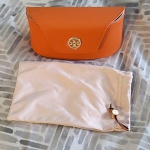 Tory Burch sunglass case & pouch